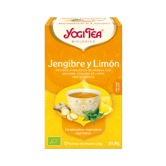 Yogi Tea Jengibre Y Limon 17 Sobres