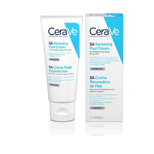 Cerave Crema Renovadora De Pies 1 Envase 88 Ml