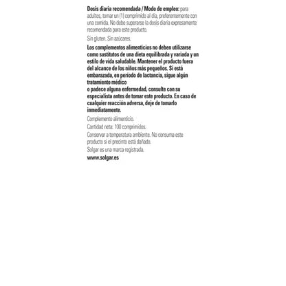 Solgar Magnesio + B6 100 Comprimidos