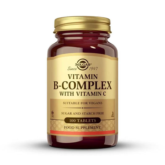 Solgar Vitamina B Complex Con Vitamina C 100 Comprimidos