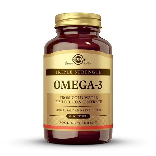 Solgar Omega 3 Triple Concentración 100 Cápsulas Blandas