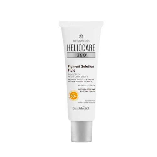 Heliocare 360º Pigment Solution Fluid Protector Solar Protege Corrige Y Unifica Spf50+ 1 Envase 50 Ml