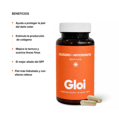 Gloi Protección Solar Con Colágeno 60 Cápsulas