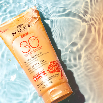 Nuxe Sun Locion Deliciosa Alta Proteccion Para Rostro Y Cuerpo Spf30 150Ml