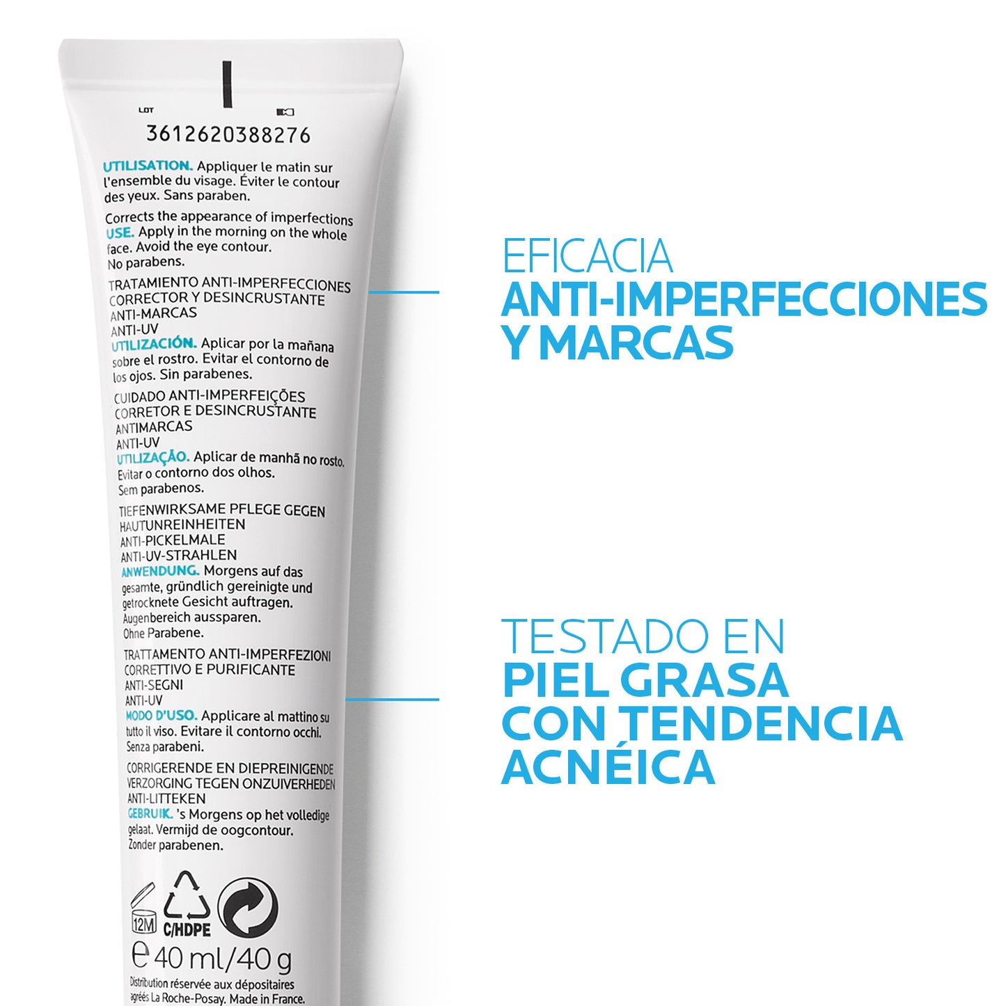 Effaclar Duo (+) Spf 30 1 Envase 40 Ml