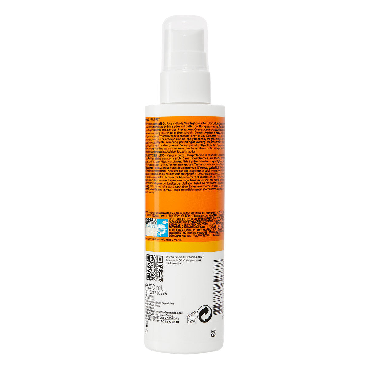 La Roche Posay Anthelios Spray Invisible Spf 50+ 200 Ml