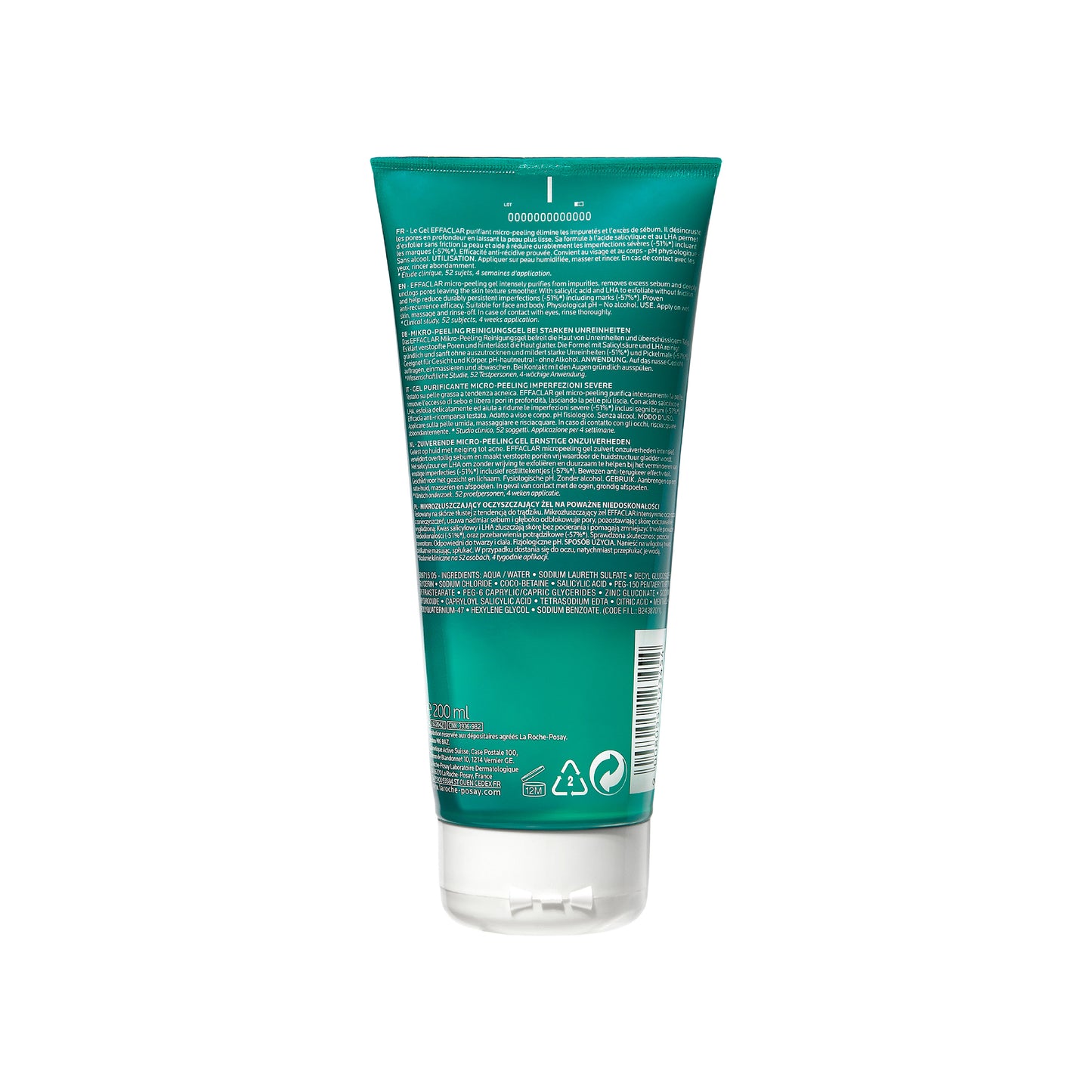 Effaclar Duo Gel Purificante Micro-Exfoliante 1 Envase 200 Ml