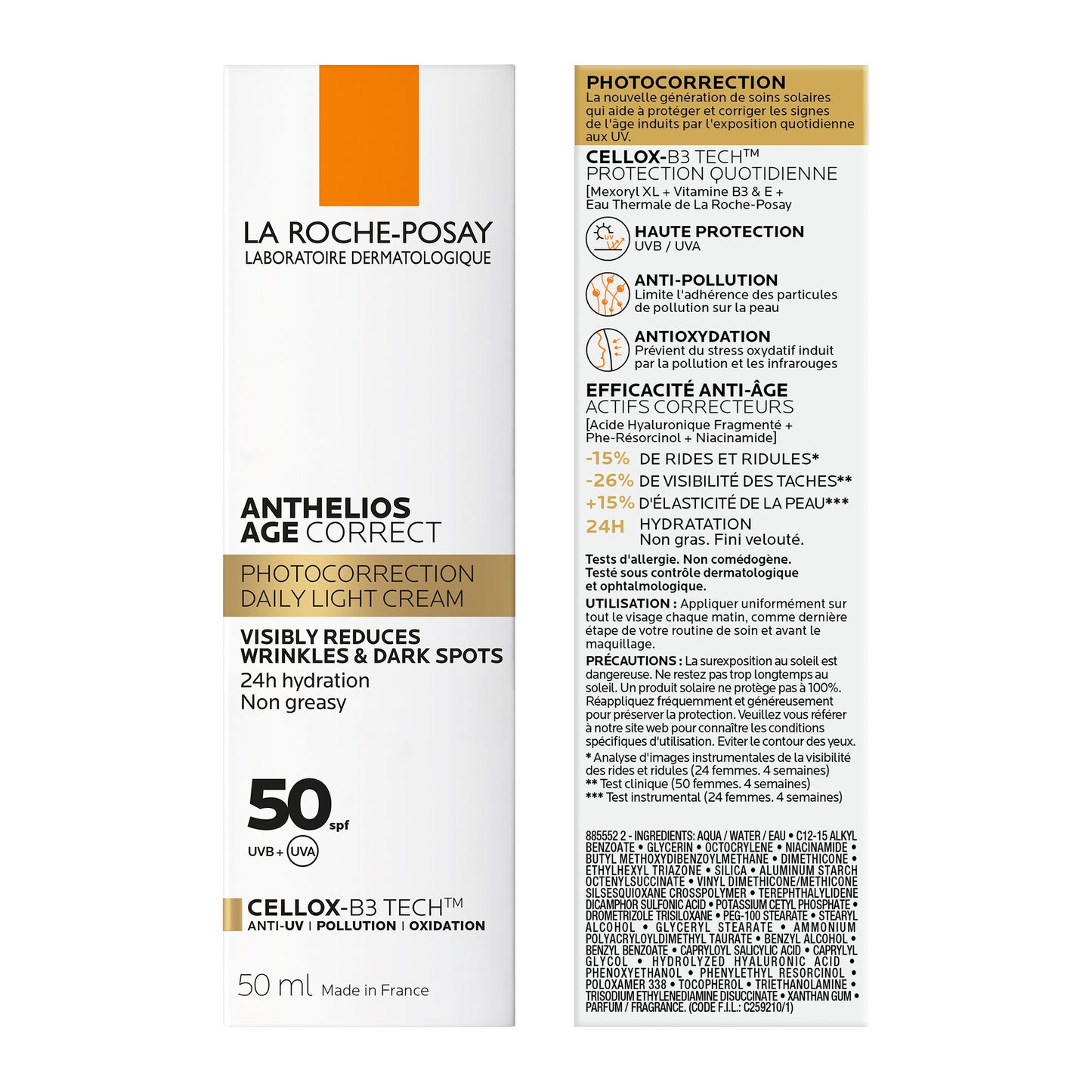 Anthelios Age Correct Spf50 1 Tubo 50 Ml