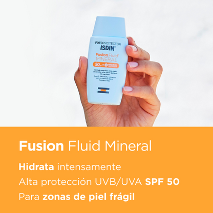 Isdin Fotoprotector Fusion Fluid Mineral Spf 50 1 Frasco 50 Ml