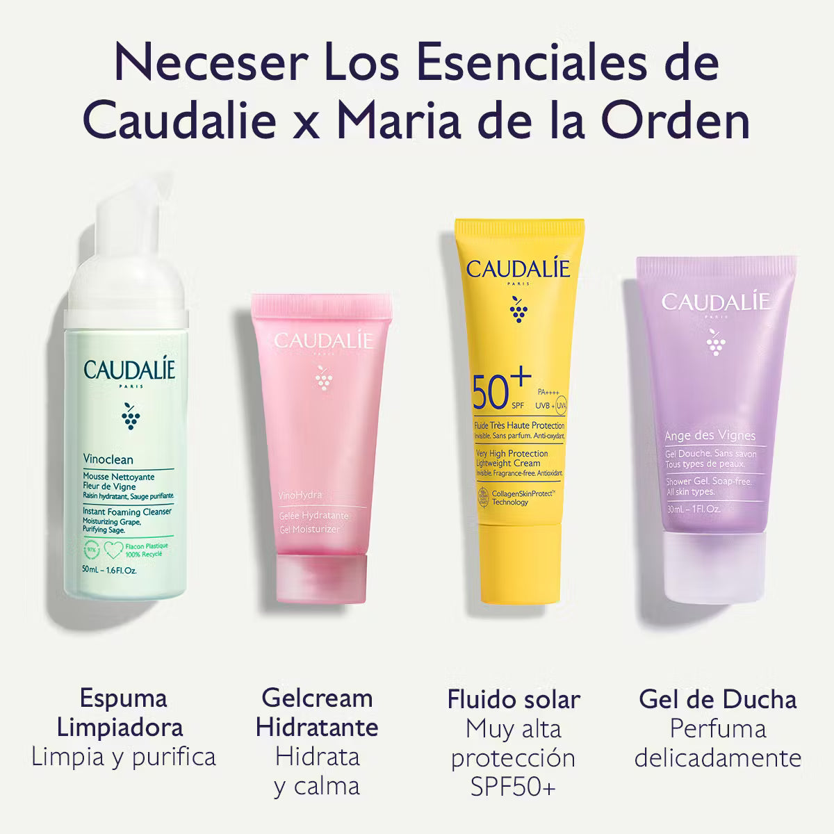 Caudalie Neceser Your Summer Essentials X Maria Delaorden