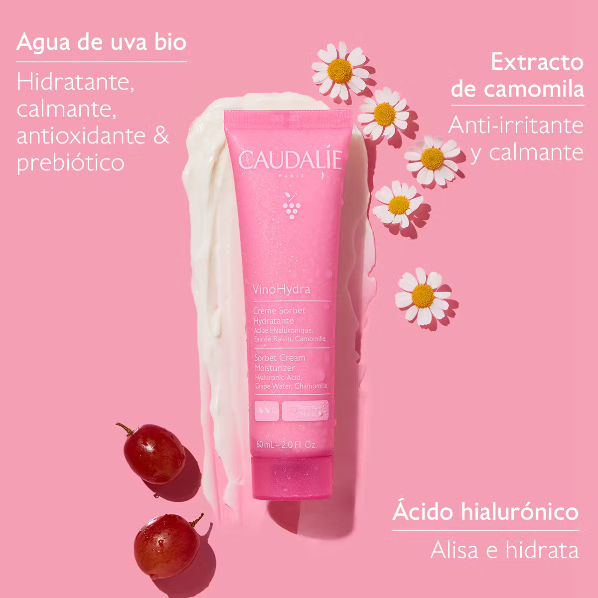 Caudalie VinoHydra Crema Sorbete Hidratante 60 ml