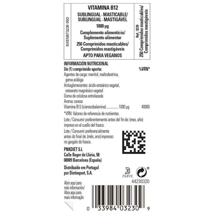 Solgar Vitamina B12 1000 Microgramos 100 Comprimidos