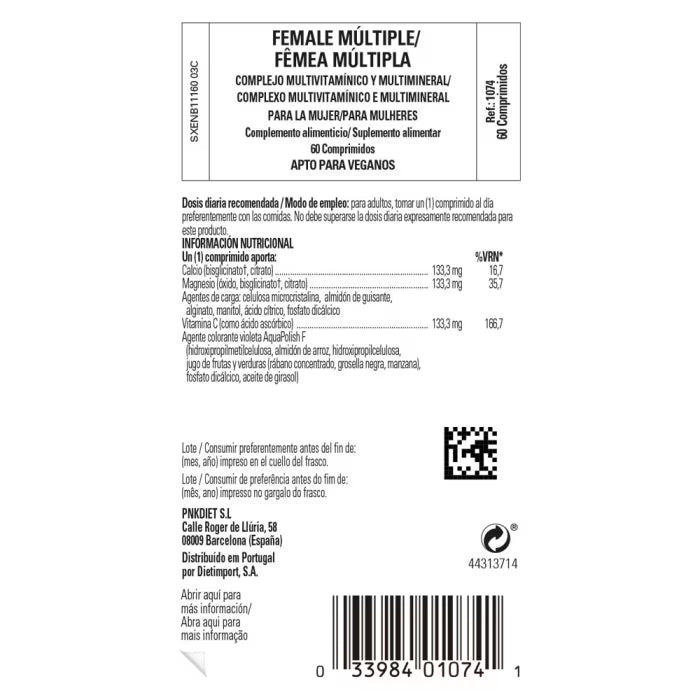 Solgar Female Multiple 60 Comprimidos