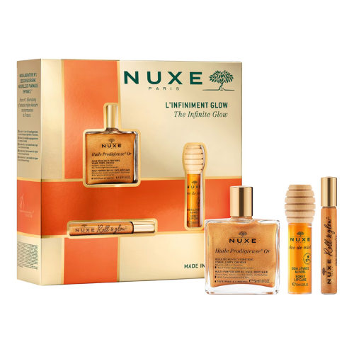 NUXE Cofre Huile Prodigieuse + Rêve de Miel Bálsamo Labial 24