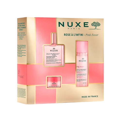 NUXE Cofre Huile Prodigieuse Floral + Very Rose Bálsamo Labial 24