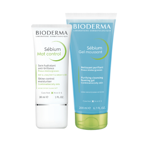 Bioderma Pack Mat Control 30 Ml + Sebium Gel Moussant 50% Des