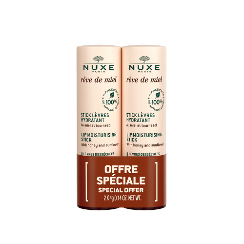 NUXE Rêve de Miel Stick de Labios Duplo 2x4g