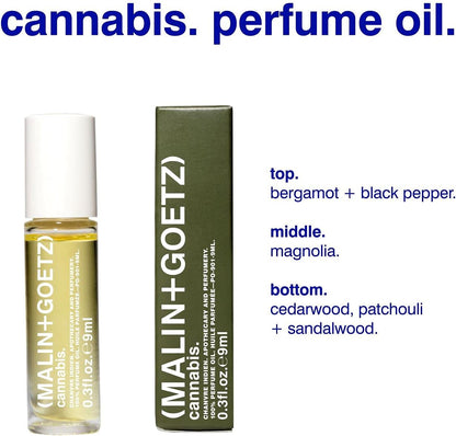 Malin + Goetz Eau De Parfum Oil Cannabis 7 Ml