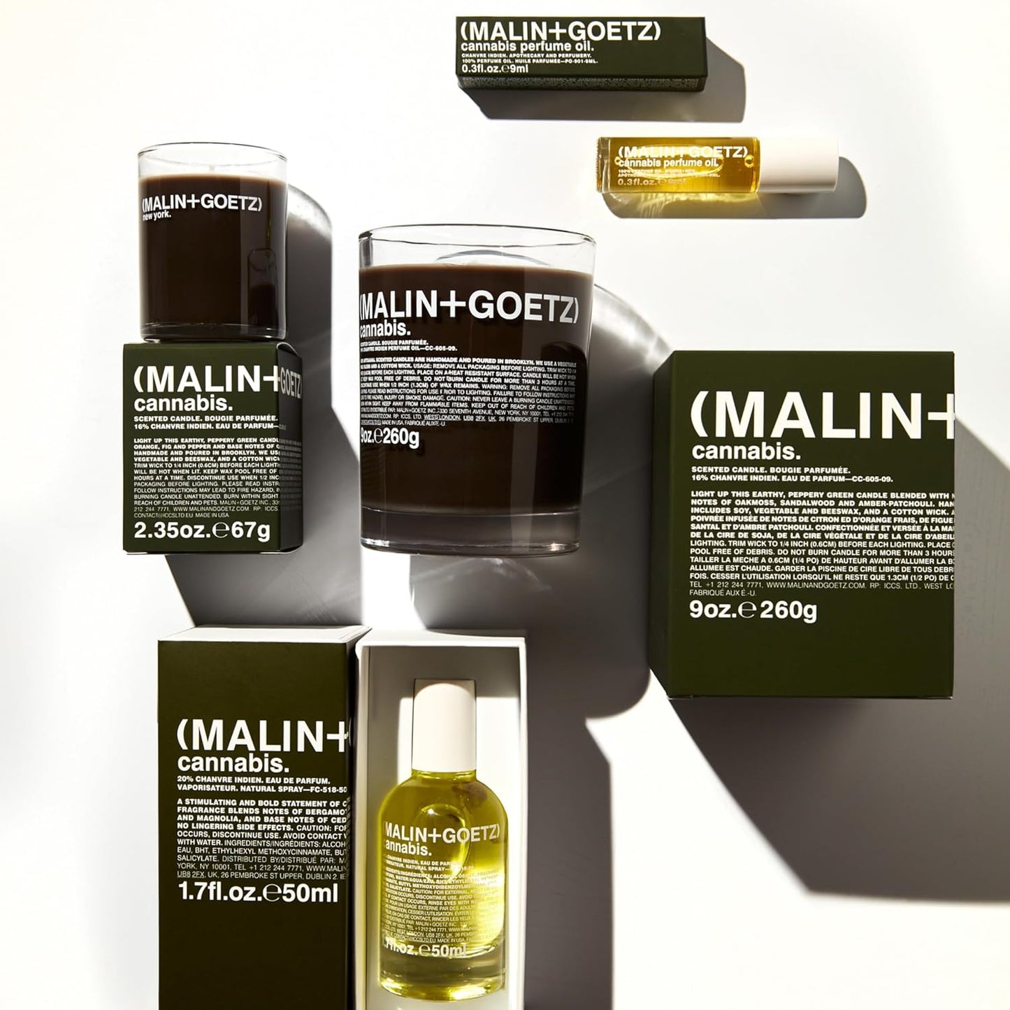 Malin + Goetz Eau De Parfum Oil Cannabis 7 Ml
