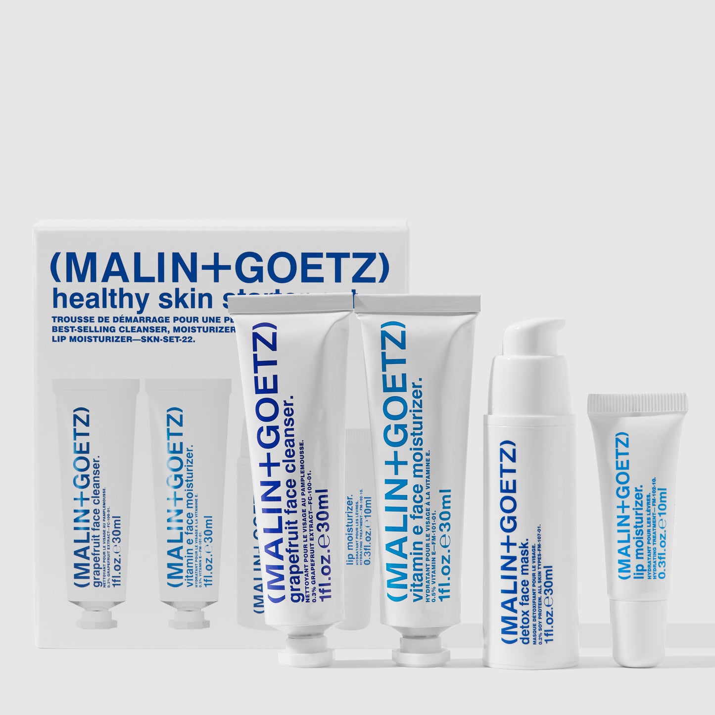 MALIN + GOETZ Healthy Skin Starter Set - Kit de Viaje Facial