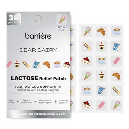 Barrière Dear Dairy Lactose Relief Patch 36 Pk - Milky Treats