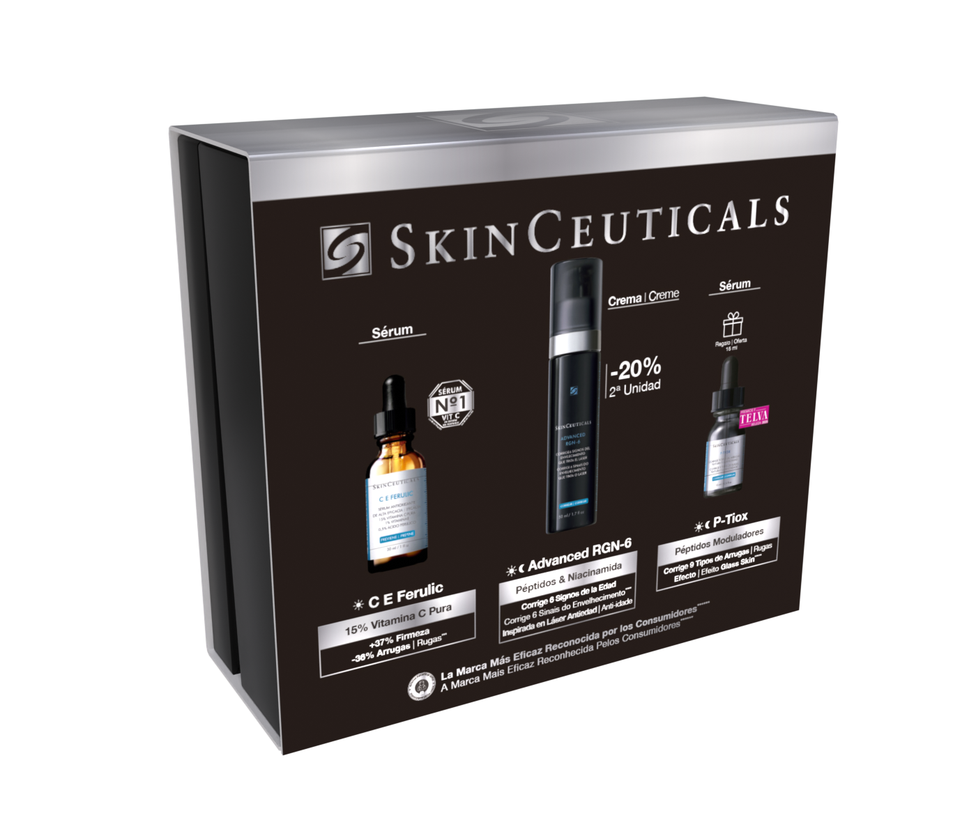 SkinCeuticals Cofre Antiedad Global: C E Ferulic 30 ml + Advanced RGN-6 50 ml