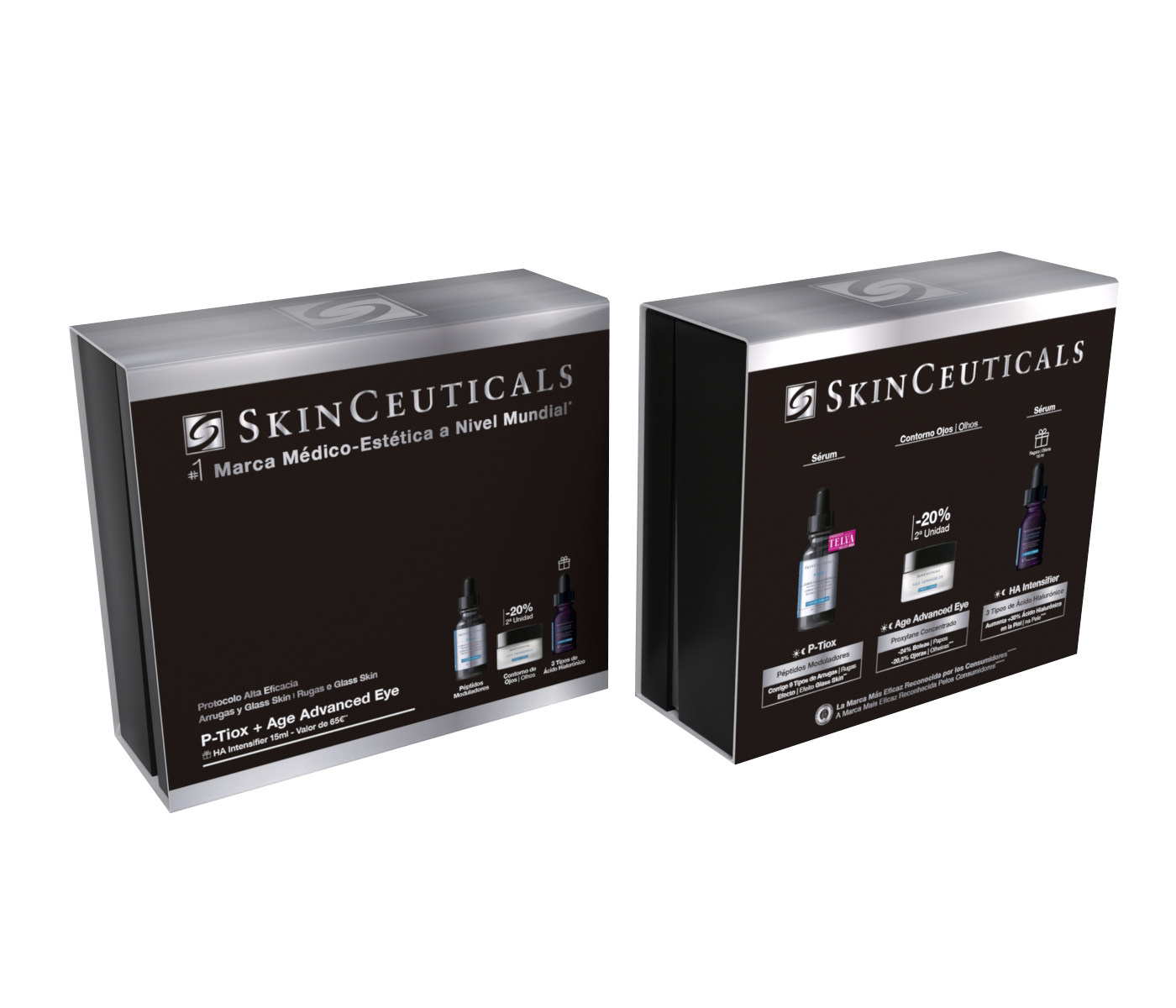 SkinCeuticals Cofre Arrugas & Glass Skin: P-Tiox 30 ml + A.G.E. Advanced Eye 15 ml