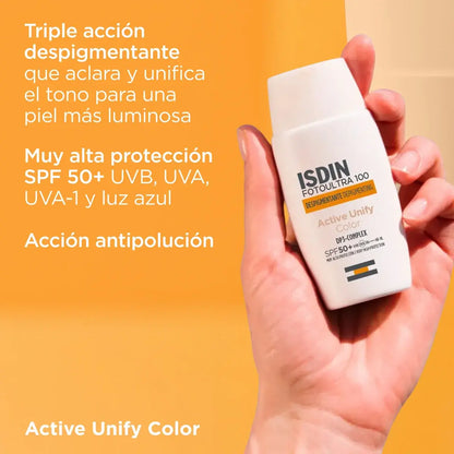 Isdin Fotoultra 100 Active Unify Spf 50+ Color 50 Ml