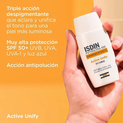Isdin Fotoultra 100 Active Unify Spf 50+ 50 Ml