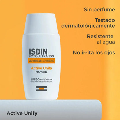 Isdin Fotoultra 100 Active Unify Spf 50+ 50 Ml