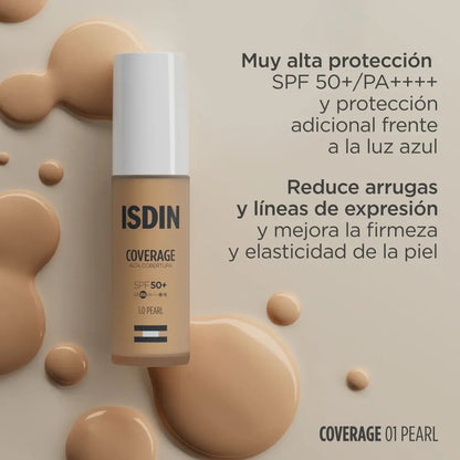 Isdin Coverage Spf 50+ 30 G Color 1.0 Pearl