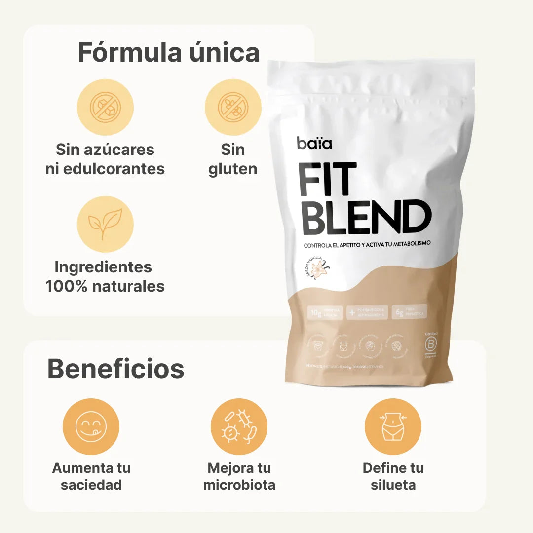 Baïa Food Fit Blend Vainilla 600 g