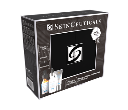 Cofre Navidad SkinCeuticals Despigmentante [ Phloretin C F + Discoloration Defense + 15ML Adv Bright SPF 50 ]