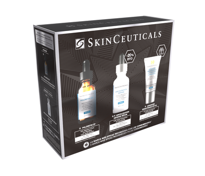 Cofre Navidad SkinCeuticals Despigmentante [ Phloretin C F + Discoloration Defense + 15ML Adv Bright SPF 50 ]