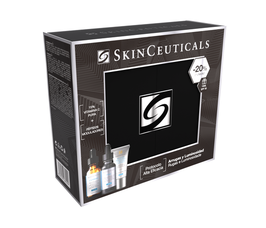 Cofre Navidad SkinCeuticals Arrugas y Luminosidad [ C E Ferulic + P-Tiox + 15ML Adv Bright SPF 50 ]