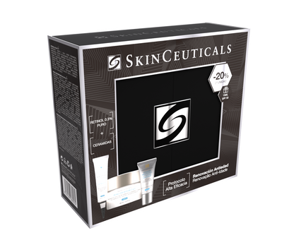 Cofre Navidad SkinCeuticals Renovación Antiedad [ Retinol 0.3 + Triple Lipid + 15ML Adv Bright SPF 50 ]