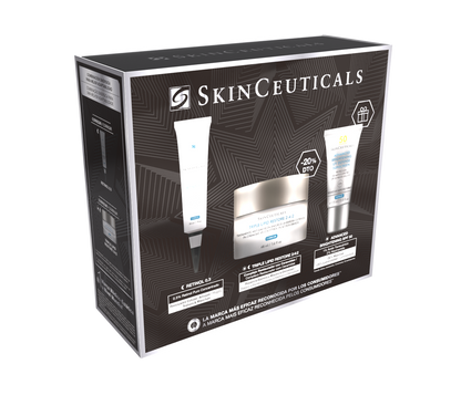 Cofre Navidad SkinCeuticals Renovación Antiedad [ Retinol 0.3 + Triple Lipid + 15ML Adv Bright SPF 50 ]