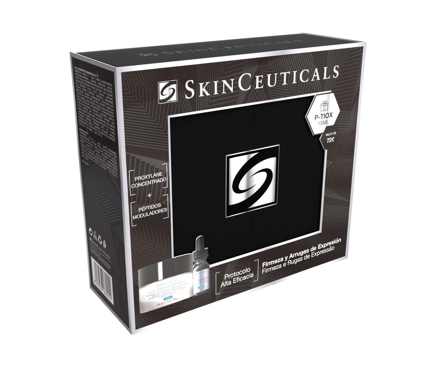 Cofre Navidad SkinCeuticals Firmeza y Arrugas [ A.G.E. Interrupter Adv + 15ML PTiox ]