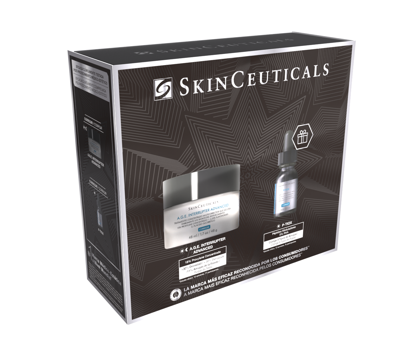 Cofre Navidad SkinCeuticals Firmeza y Arrugas [ A.G.E. Interrupter Adv + 15ML PTiox ]