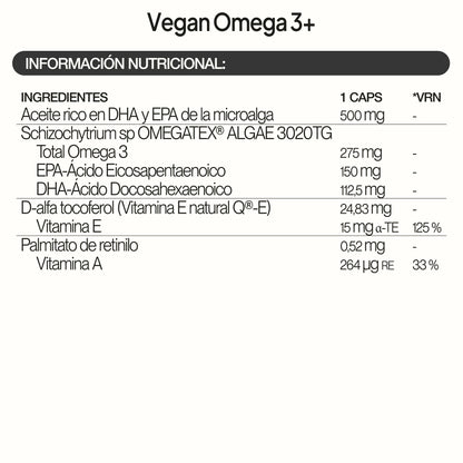 Ivb Vegan Omega3+ 30 Cápsulas