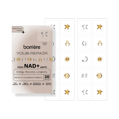 Barrière Youth Repair NAD+ Patch 30 Pk - Elements