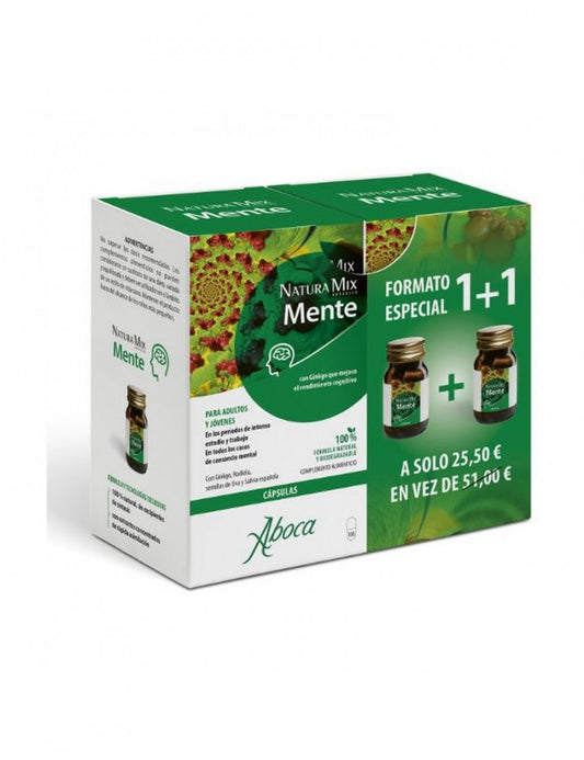 Kit Natura Mix Mente 100 Comprimidos 1+1