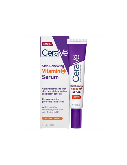CeraVe Skin Renewing Serum con Vitamina C – Sérum Antioxidante Iluminador 30 ml