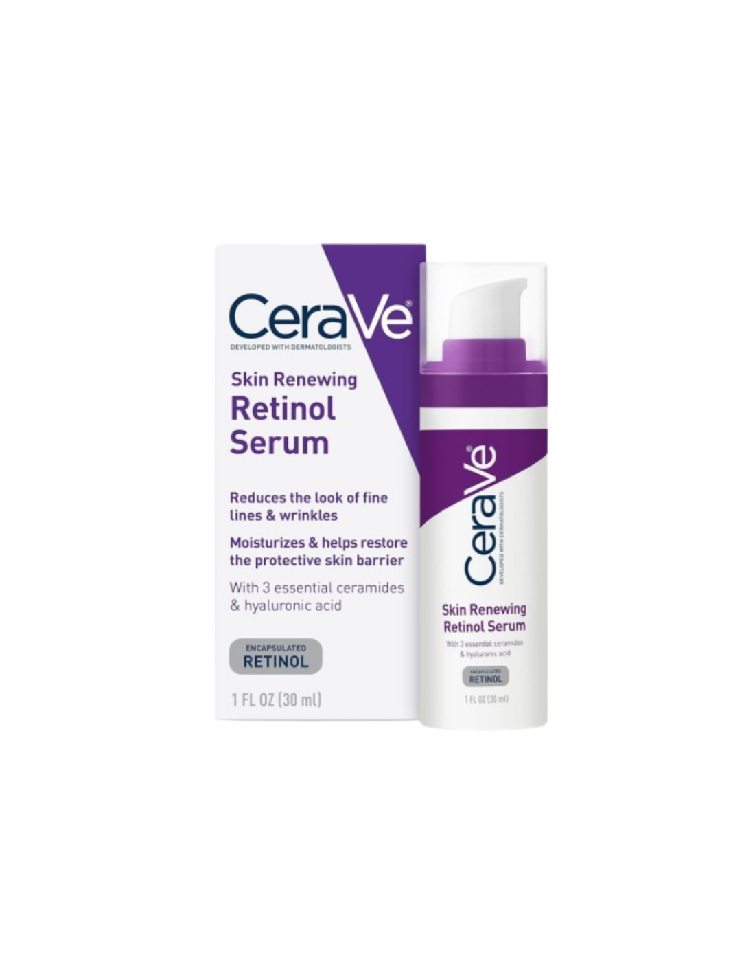 CeraVe Skin Renewing Retinol Serum – Sérum Renovador con Retinol 30 ml