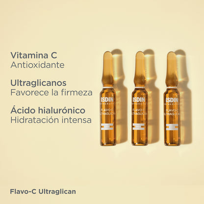 Isdinceutics Flavo-C Ultraglican 10 Ampollas 2 Ml