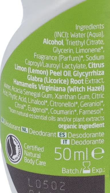 Weleda Citrus 24H Desodorante Roll On 50 Ml