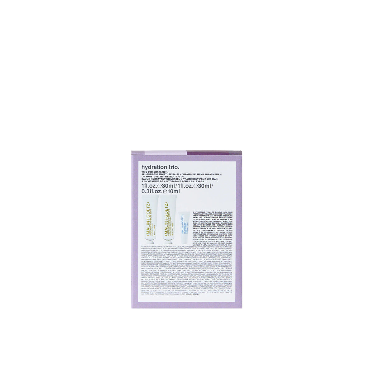MALIN + GOETZ Hydration Trio