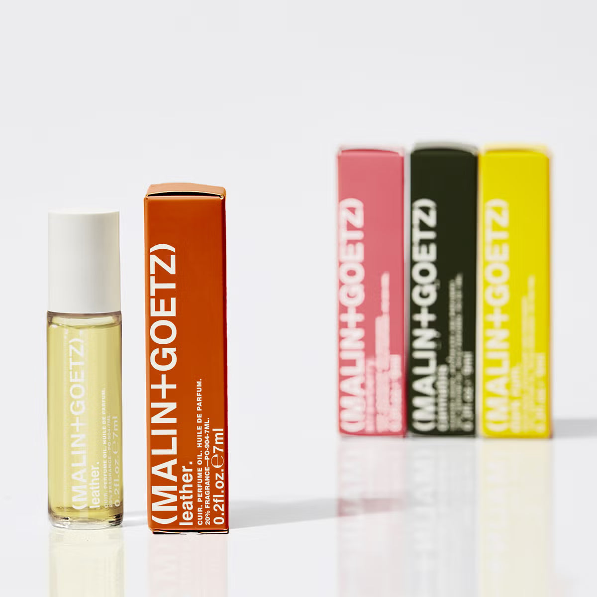 Malin + Goetz Eau De Parfum Oil Leather 7 Ml