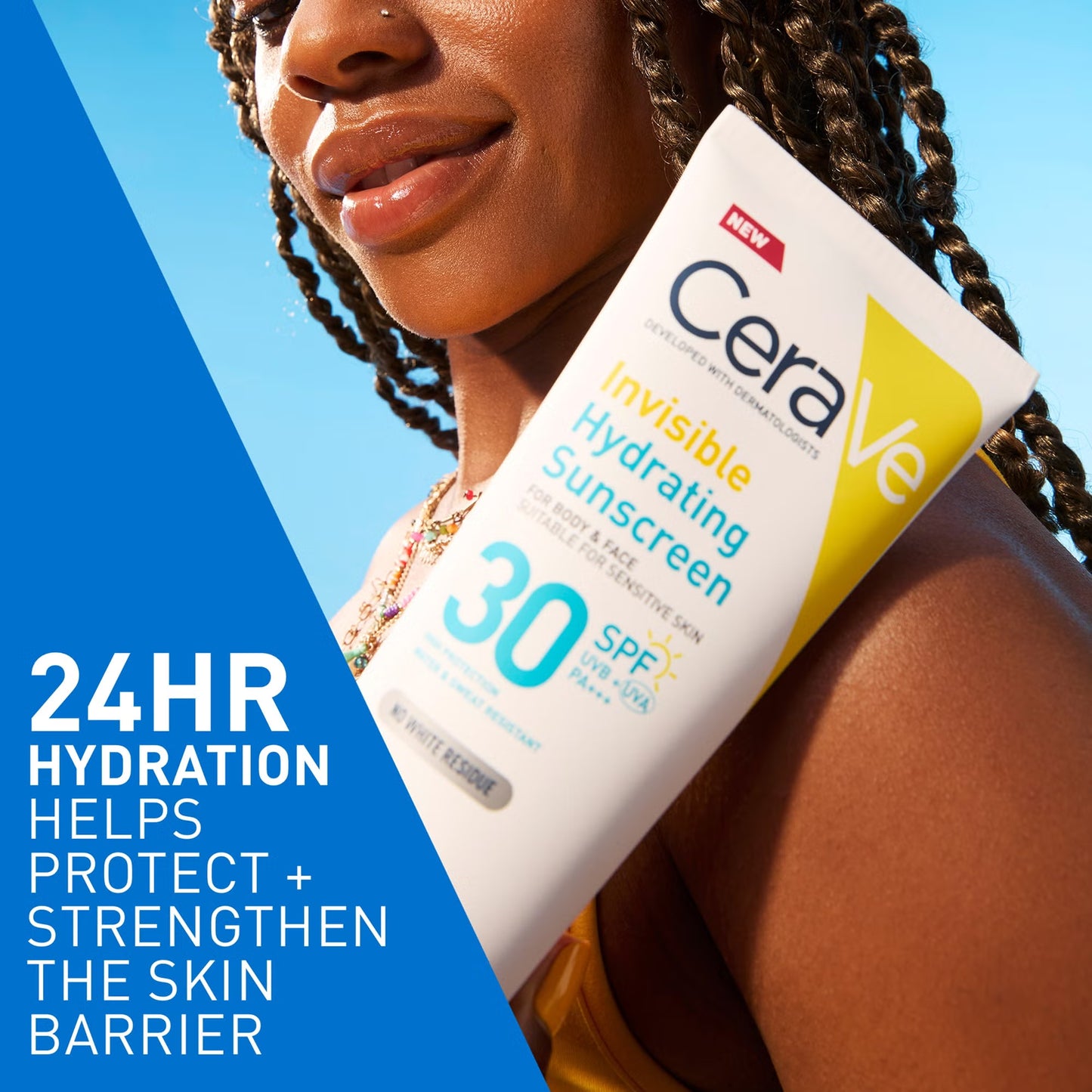 Cerave Loción Protectora Invisible Hidratante Spf 30 75 Ml