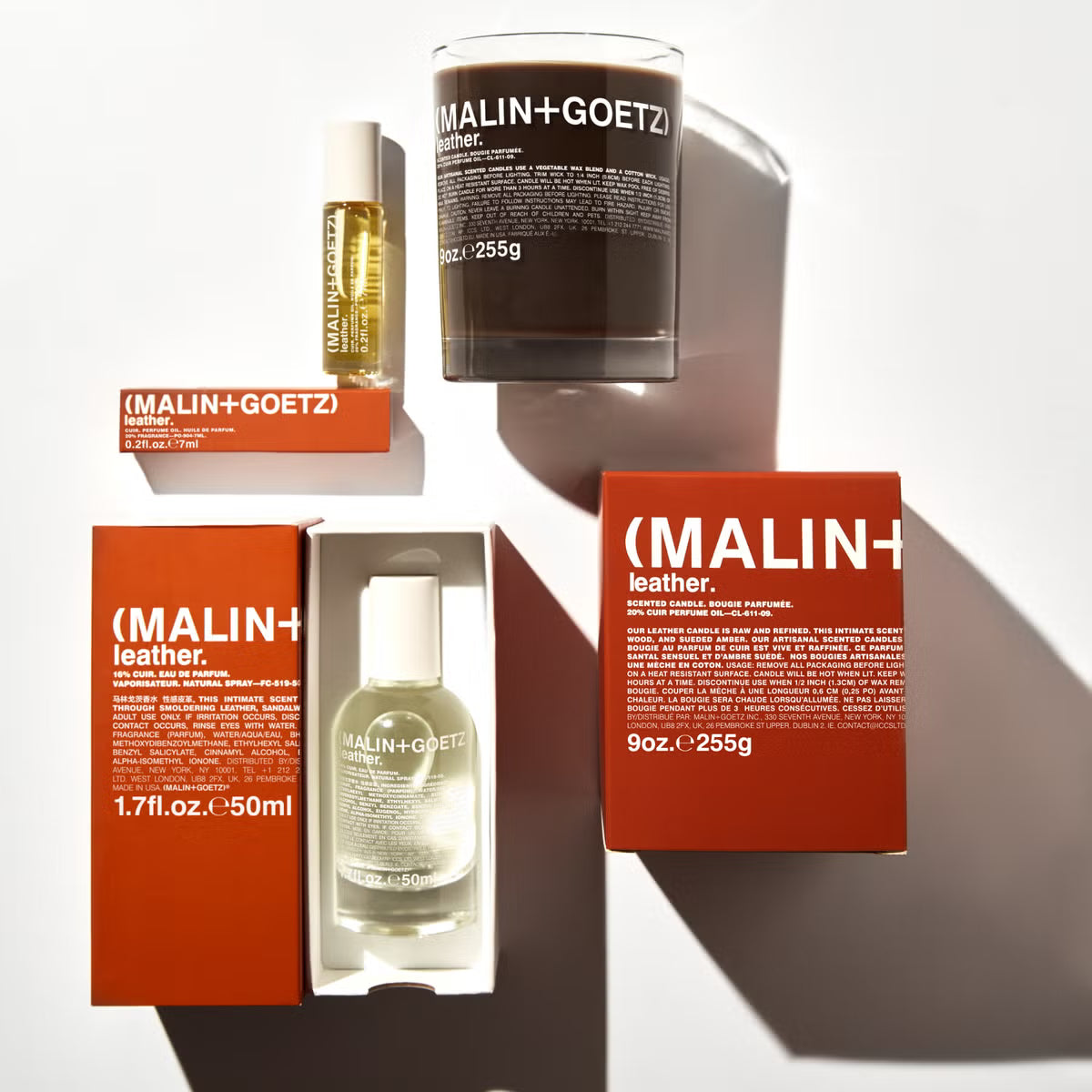 Malin + Goetz Eau De Parfum Oil Leather 7 Ml